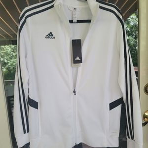 Adidas Climalite White Track Jacket